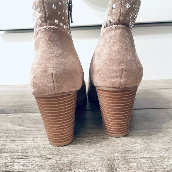 Faux Rhinestone Ankle Booties - Picture 5 of 5